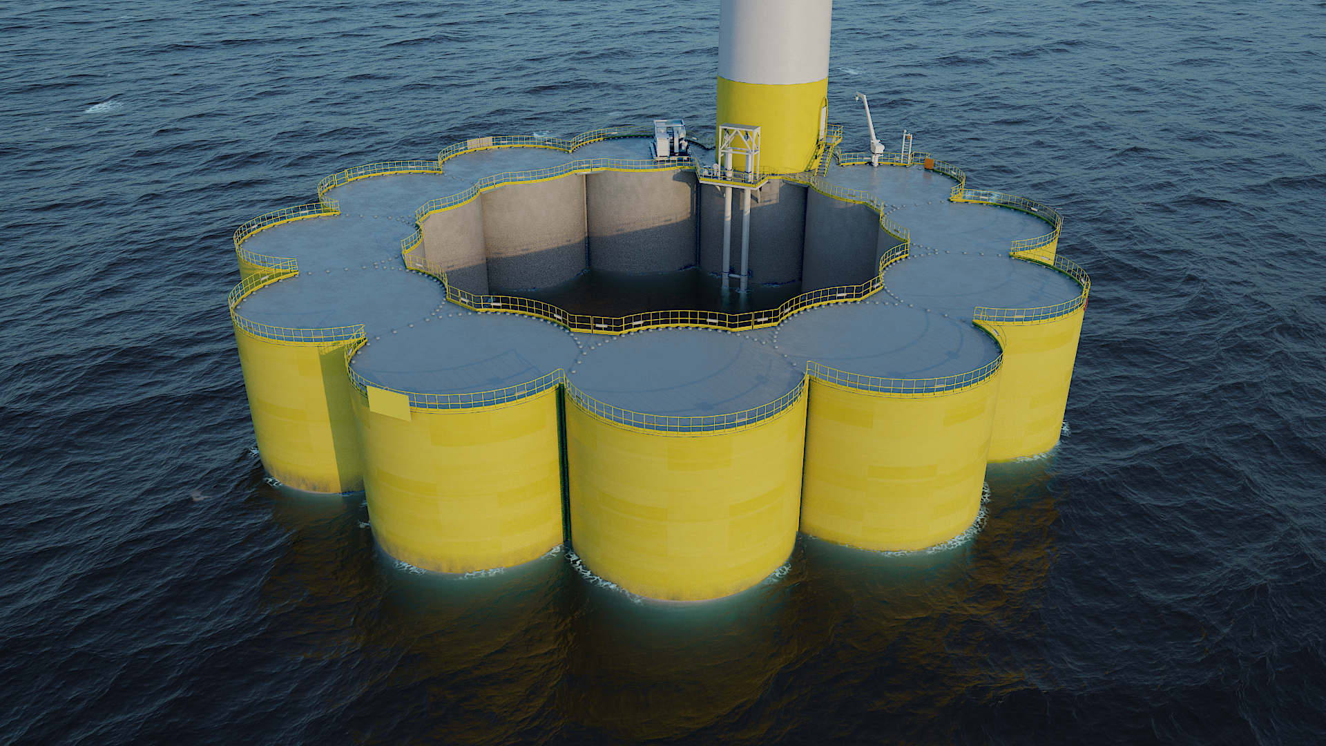CONFloat-Omega concrete floater for offshore wind from Aker Solutions