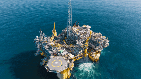 Photo of Troll C platform (Equinor)