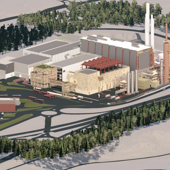 picture of aker solution logo on a wall